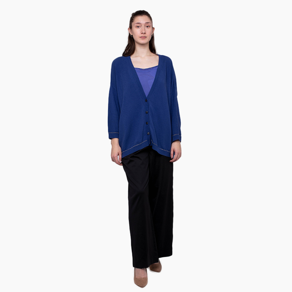 Beymen Cardigan Women size XL Medium Blue